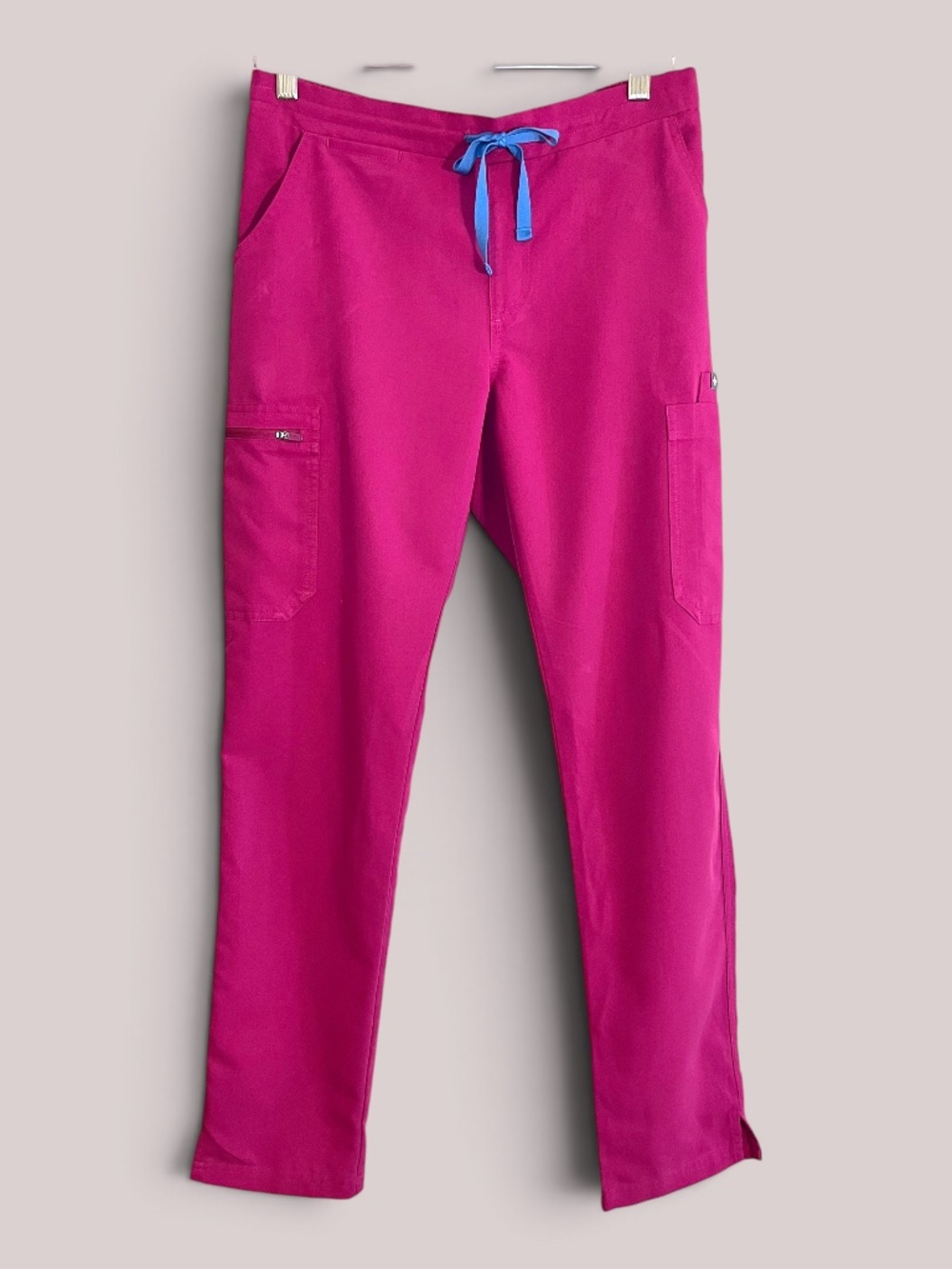 Figs Raspberry Sorbet (#2523) Yola Scrub Pants Size Small